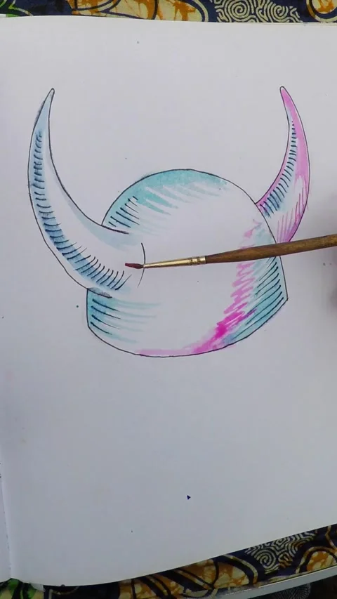 Viking helmet Stock Footage 289860490