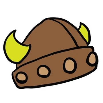 Viking helmet Stock Illustration