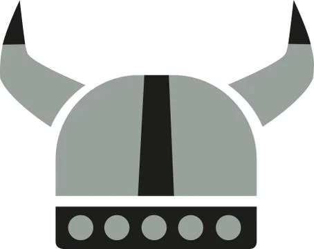Viking helmet Stock Illustration