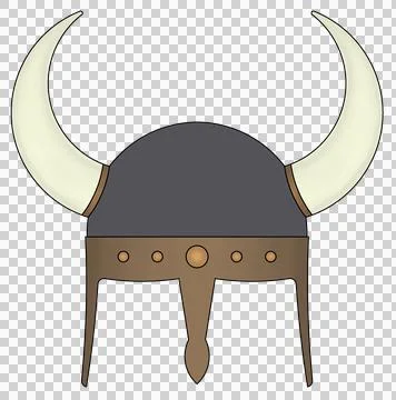 Viking Helmet Stock Illustration