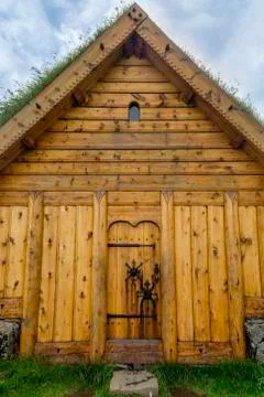 Viking house Foto stock