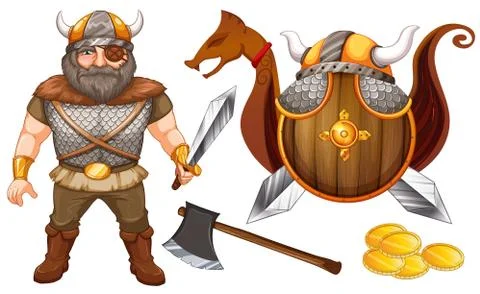 Viking Stock Illustration