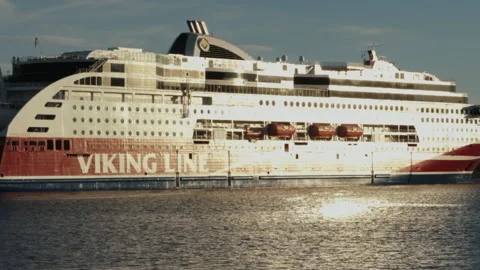 Viking Line Boat Video stock 146490964