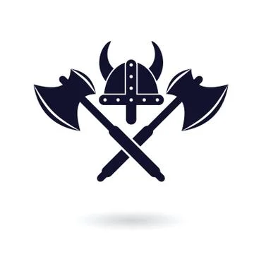 Viking logo vector Stock Illustration