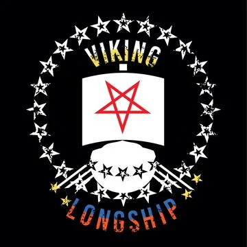 Viking longship Stock Illustration