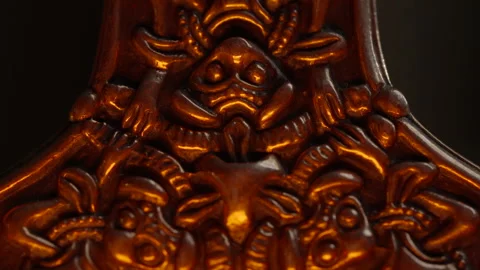 Viking ornaments Stock Footage 230140681