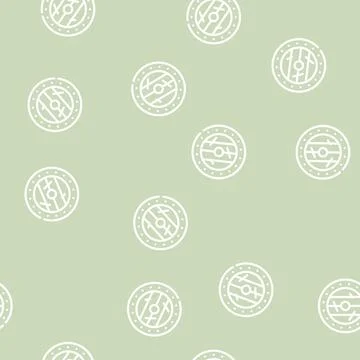 Viking shield line icon vector black illustration Stock Illustration