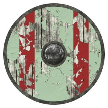 Viking shield Stock Photos