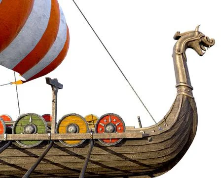 Viking Ship 스톡 일러스트