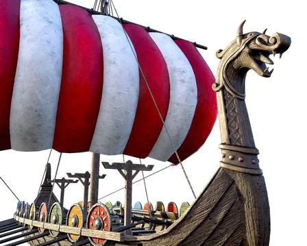 Viking Ship 스톡 일러스트