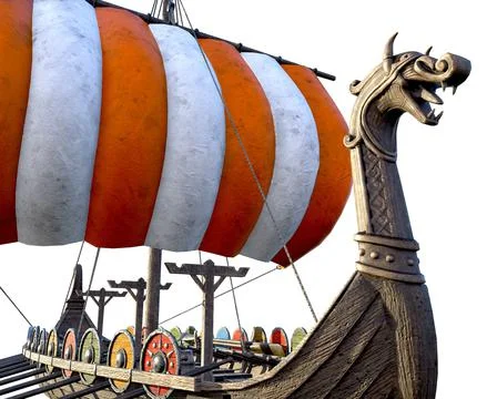Viking Ship 스톡 일러스트