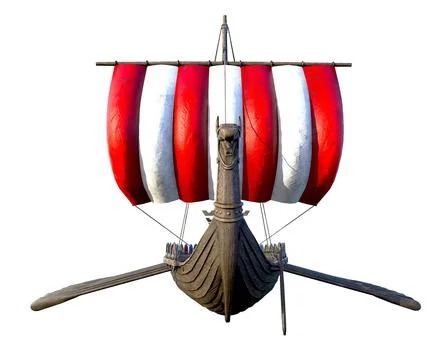 Viking Ship Stock Illustration