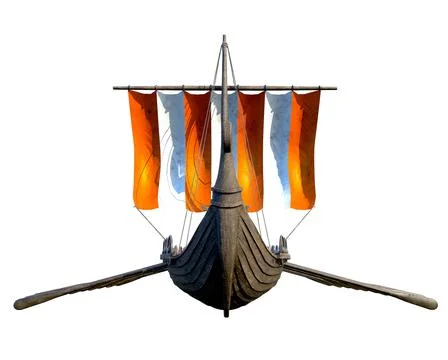 Viking Ship 스톡 일러스트