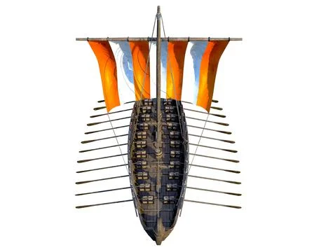 Viking Ship Stock Illustration