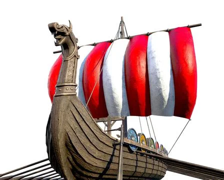 Viking Ship Stock Illustration