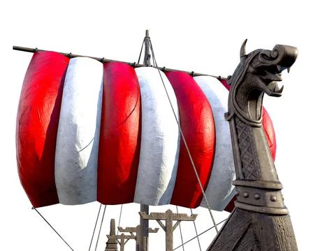 Viking Ship 스톡 일러스트