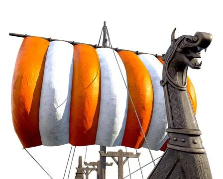 Viking Ship 스톡 일러스트