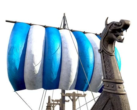 Viking Ship Stock Illustration