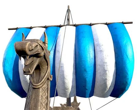 Viking Ship Stock Illustration