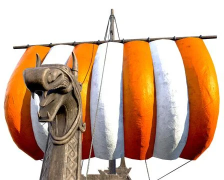 Viking Ship Stock Illustration