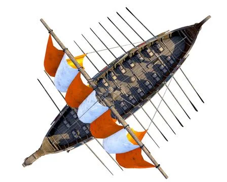 Viking Ship 스톡 일러스트