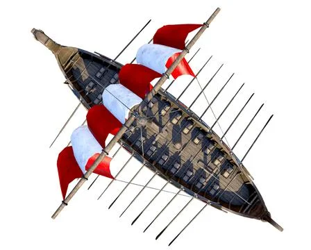 Viking Ship Stock Illustration