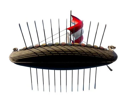 Viking Ship Stock Illustration