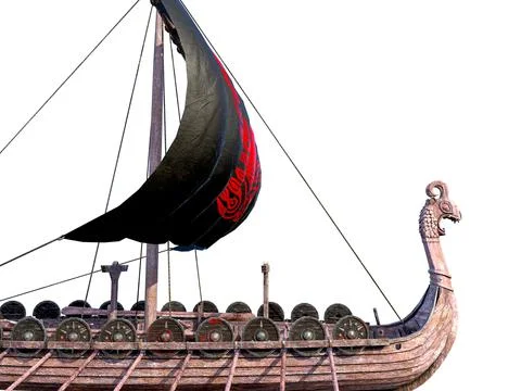 Viking Ship 스톡 일러스트