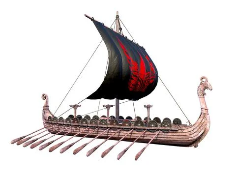Viking Ship 스톡 일러스트