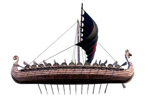 Viking Ship Stock Illustration