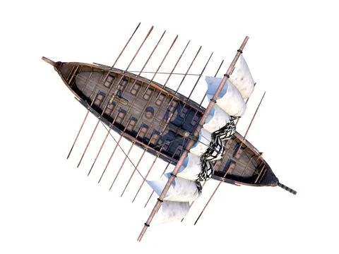 Viking Ship. 스톡 일러스트