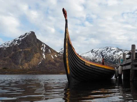 Viking ship. Foto stock