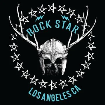 Viking skull Stock Illustration