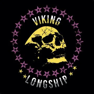 Viking skull Stock Illustration