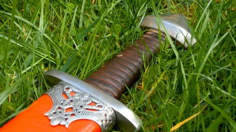 Viking Sword close up 스톡 동영상 37138265