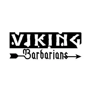 Viking vector logo Stock Illustration