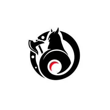 Viking vector sign Stock Illustration