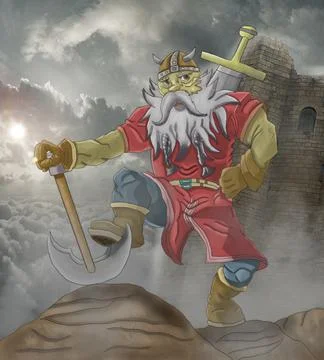Viking warrior Stock Illustration