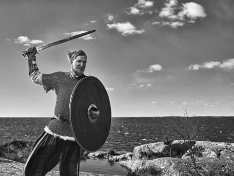 Viking warrior Fotos de archivo