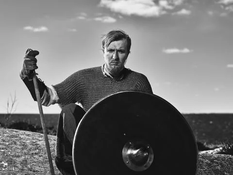 Viking warrior Stock-Fotos