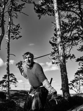 Viking warrior Fotos de archivo