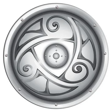 A viking's shield Stockillustratie