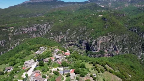 Vikos Plateau Panorama Stock Footage 253780248