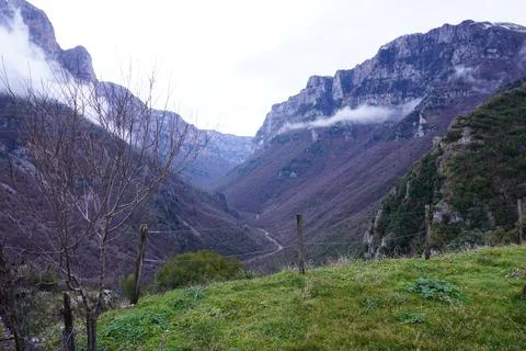 Vikos river in Greece. 스톡 사진