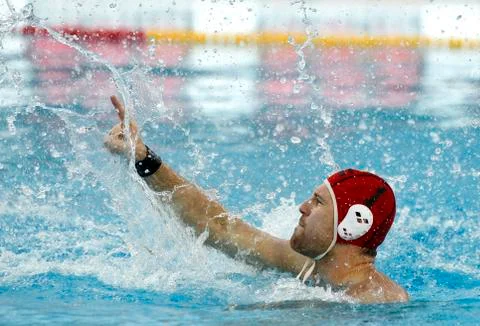 Viktor Nagy of Szolnoki VSK Stock Photos