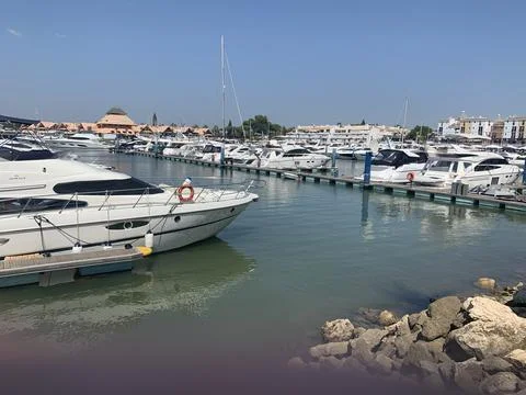 Vilamoura Docks Stock Photos