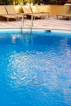 Villa and Pool Stock Photos