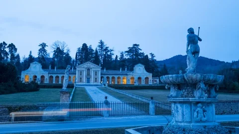 Villa Barbaro - Timelapse Stock Footage 86552680
