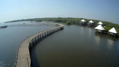 Villa on the beach Video stock 202067358