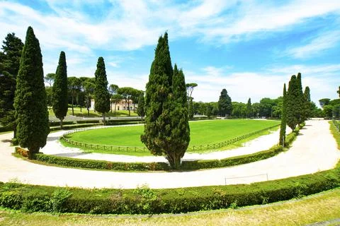 VILLA BORGHESE Stock Photos
